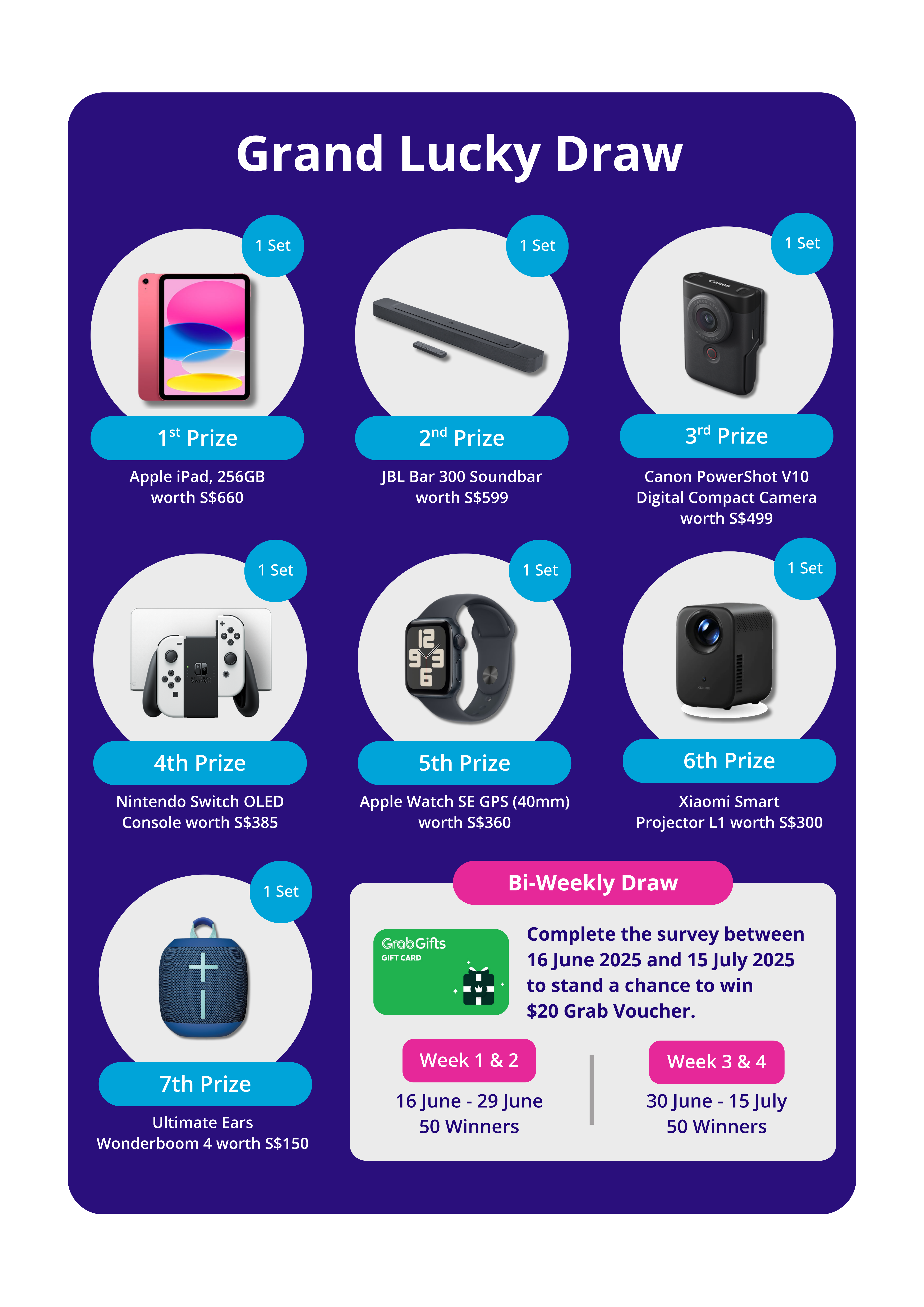 Lucky Draw Prizes